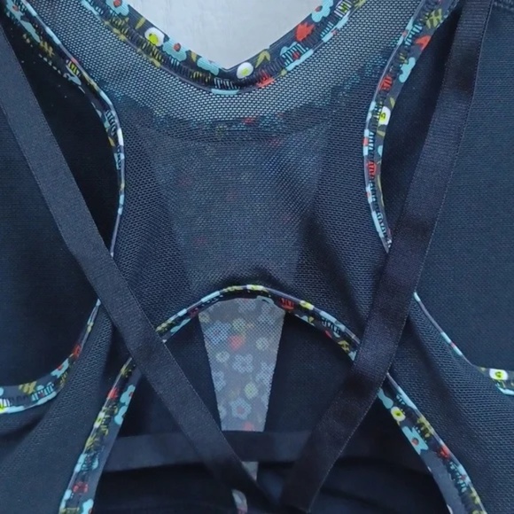 NIKE Sheer Floral Sports Bra Sz S - Picture 4 of 5